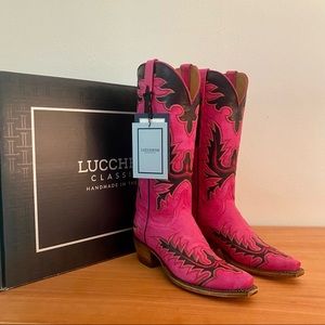 Lucchese Hot Pink Cowgirl Boot